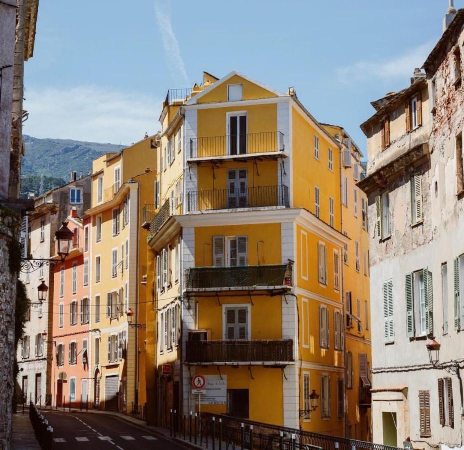 Près du Vieux port Studio terrasse vue dégagée église de Saint Jean Bastia  Esterno foto